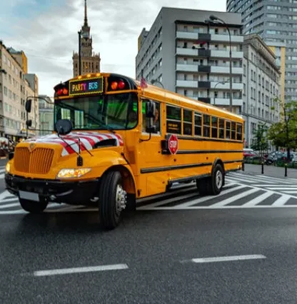 Warsaw AMERICAN PARTY BUS  MODLIN ( AIRPORT)