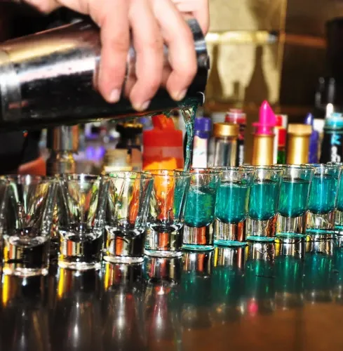 Warsaw VODKA TASTING IN NIGHTCLUB Warsaw VODKA TASTING IN NIGHTCLUB